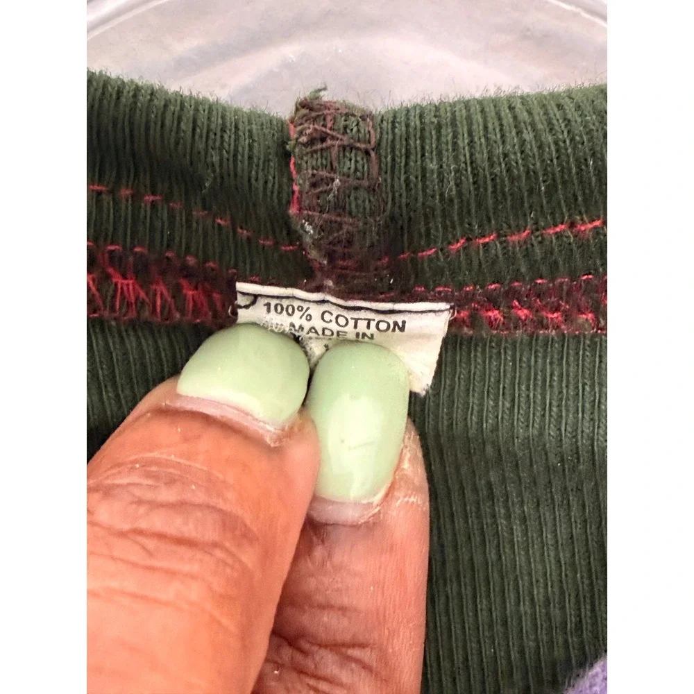 Rising International Hoodie Women's Green Tie-Dye Boho Artsy Festival Large